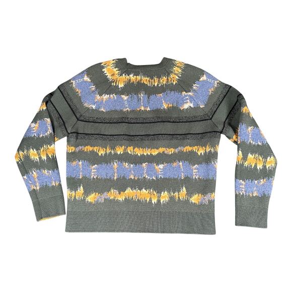 Christian Dior Tie-Dye Logo Sweater Green Blue FR40 / US8 Excellent - Picture 4 of 8